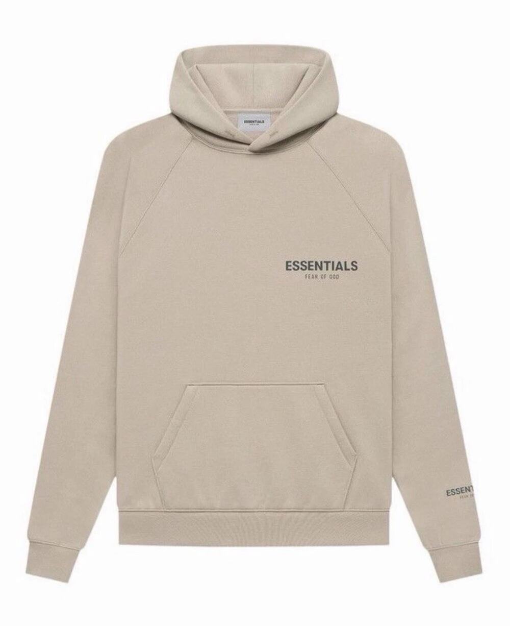 Fear of God Essentials FW21 Hoodie String Tan Size M NWT